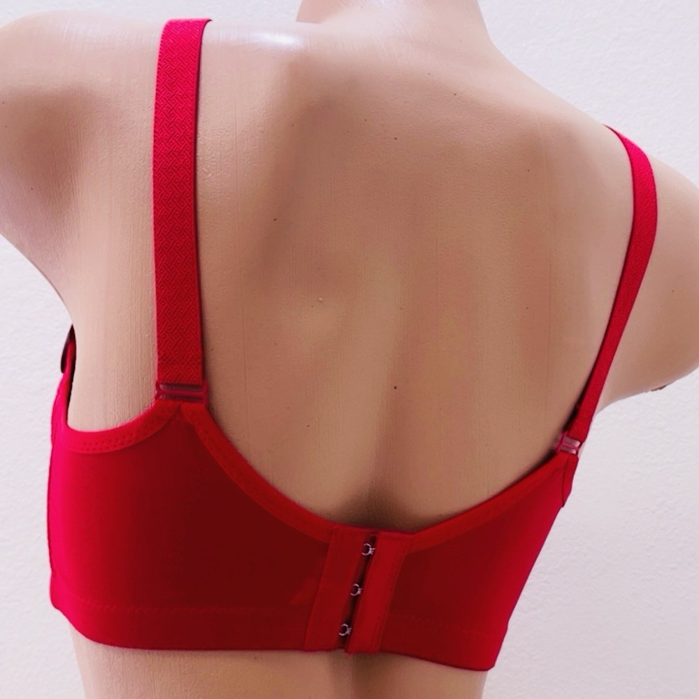 LOT 6 Full Coverage Comfort Side Support 3Hook Light Padded Unlined Wireless Bra