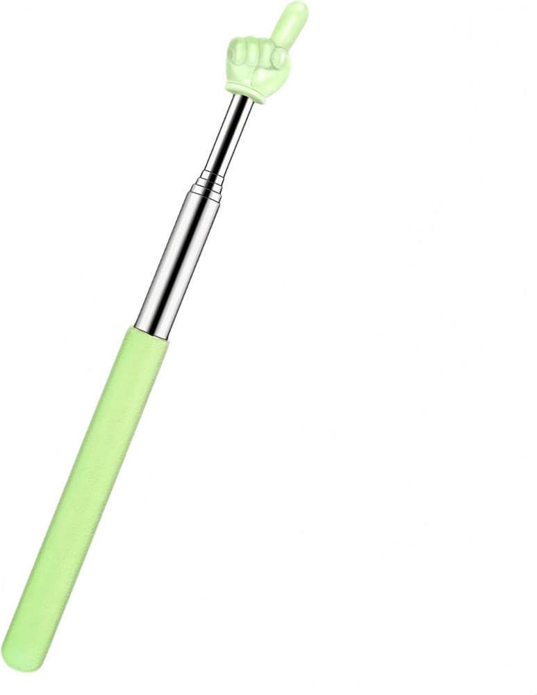Retractable Teachers Classroom Hand Pointer, Extendable Pointer Finger Stick,Min