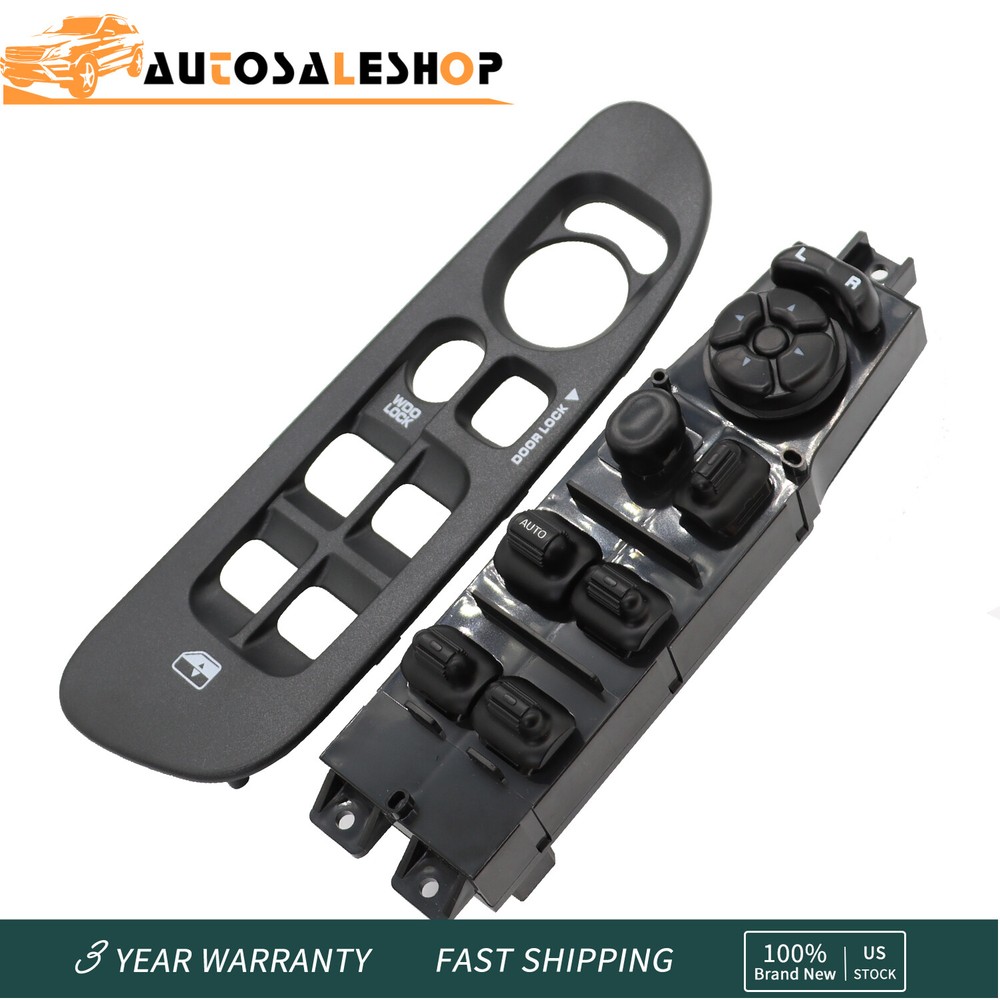 For 02-10 Dodge Ram 1500 2500 Driver Side Door Window Switch Panel Control&Bezel