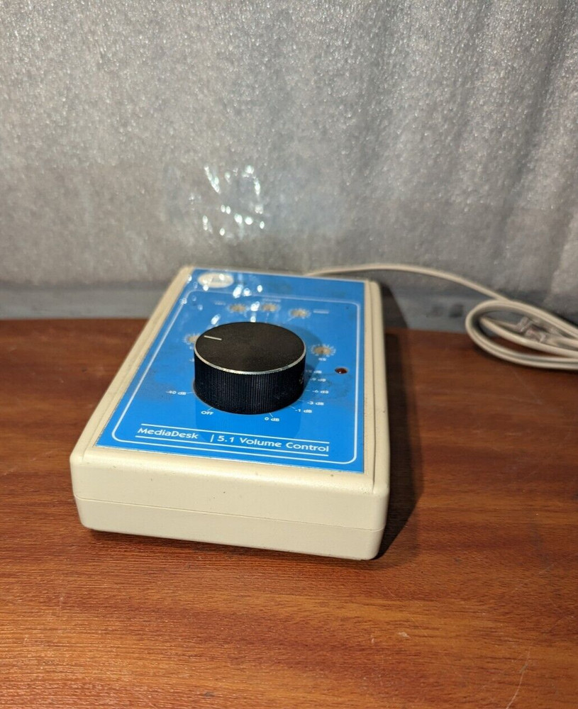 Blue Sky MediaDesk 5.1 Volume Control, Blue- Pre-owned.