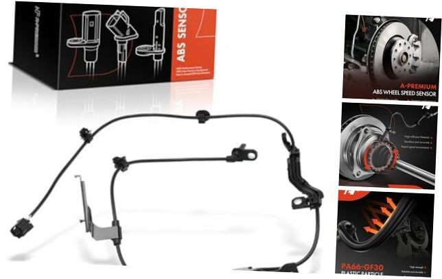 ABS Wheel Speed Sensor Compatible with Toyota Models - Front Passenger Side