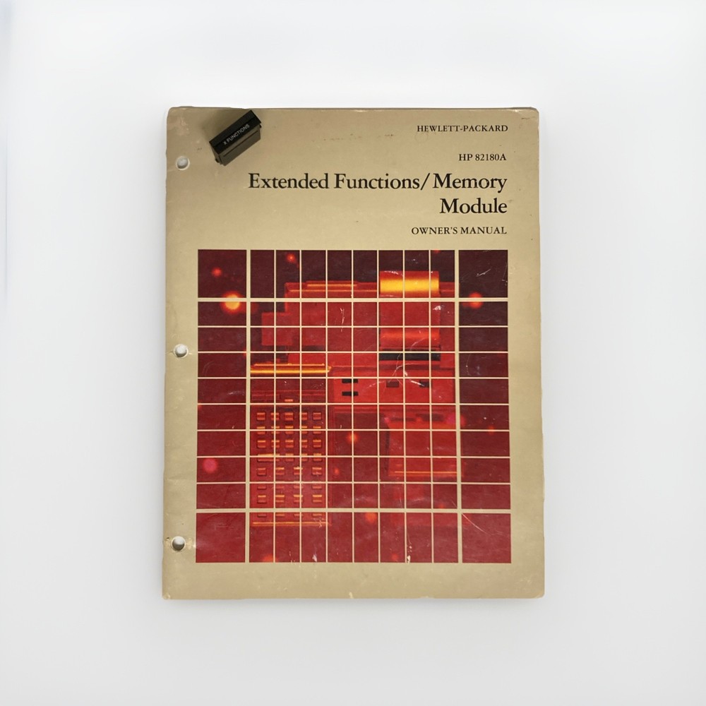 Extended Functions Module for Hewlett Packard HP 41CV 41CX calculator