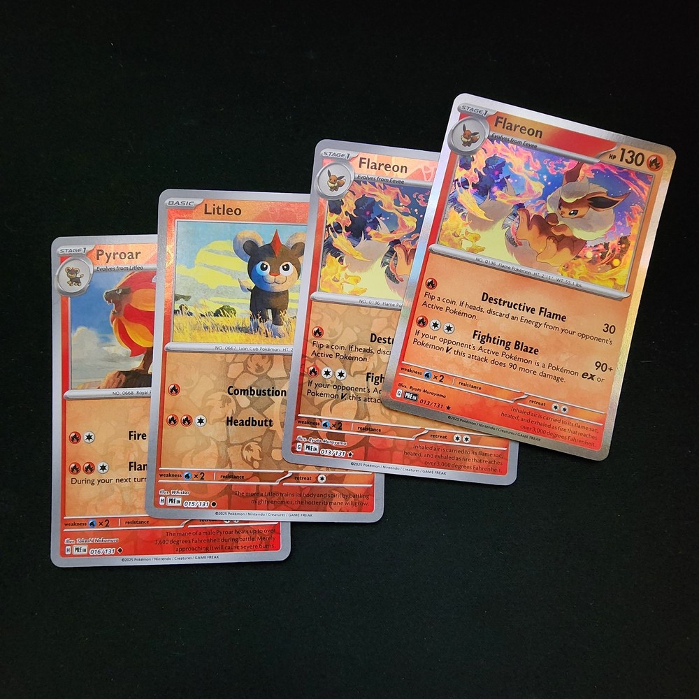 Pokemon Prismatic Evolutions Complete Holo & Reverse Holo Set Bundle x121 Cards