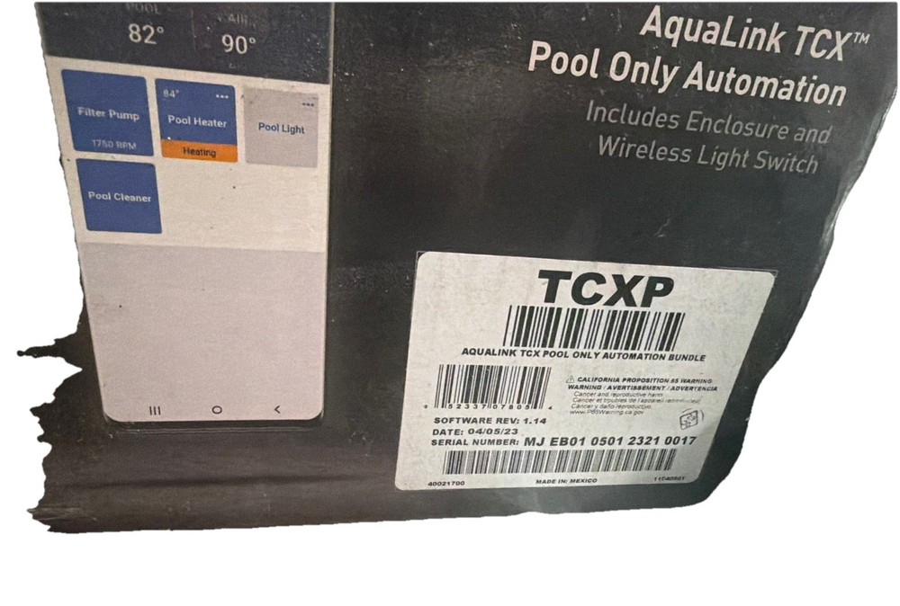 Jandy AquaLink TCX Pool Only Automation Bundle TCXP Smart Pool Controller New