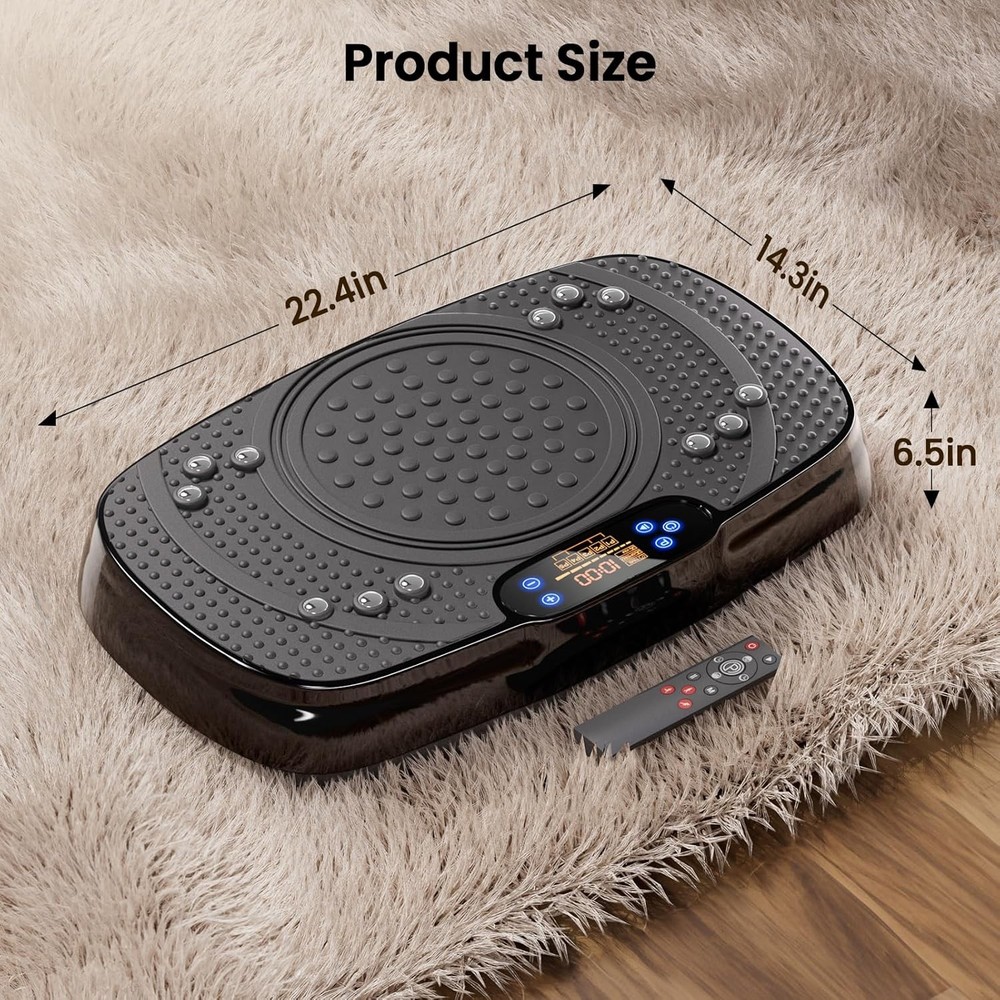 Vibration Plate Exercise Machine 400lbs Shake Plate Whole Body Workout Platform