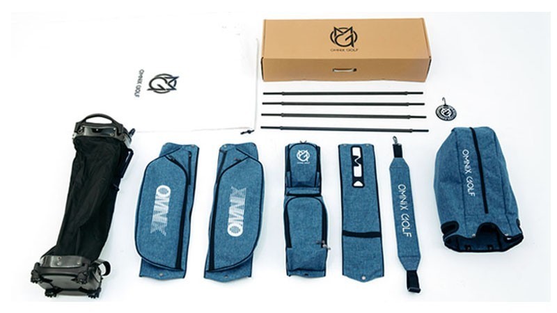 14-way Full Length Omnix DIY interchangeable Outer Shell GOLF Cart Bag Denim
