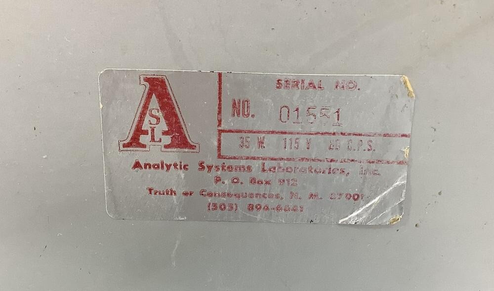Analytic Systems Spectrum Analyzer Model 8625