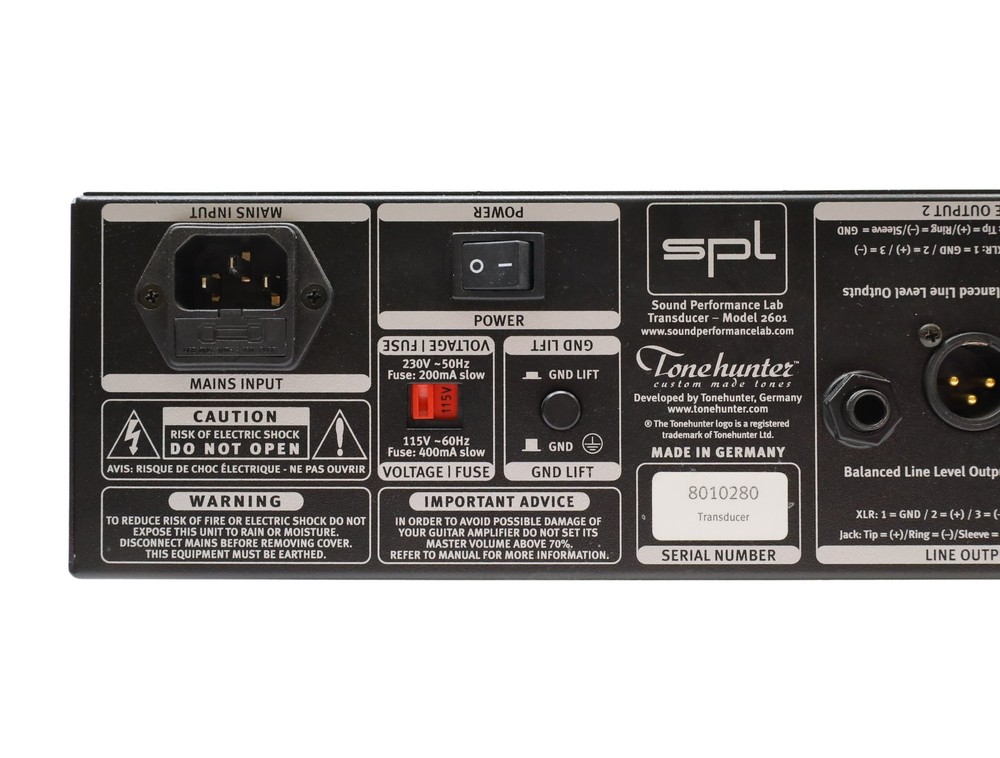 SPL 2601 Transducer Analog Speaker Microphone Simulator