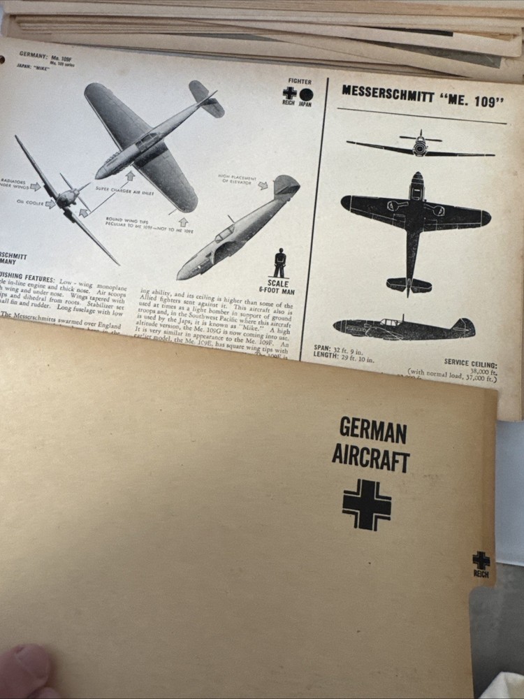 WWII Navy Dept Aircraft Recognition Training Document