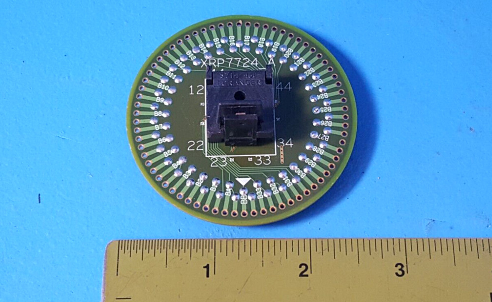 TEST SOCKET, XRP7724-A, 44TQFN TEST SOCKET
