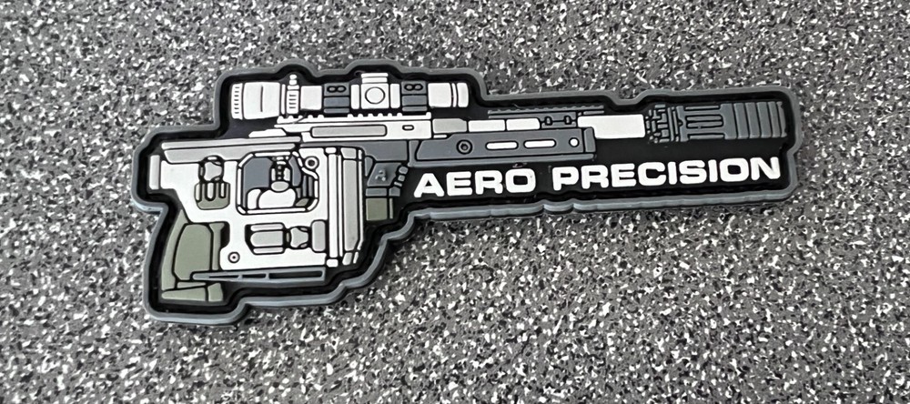 Aero Precision folding Rifle Morale Patch 2023 grey