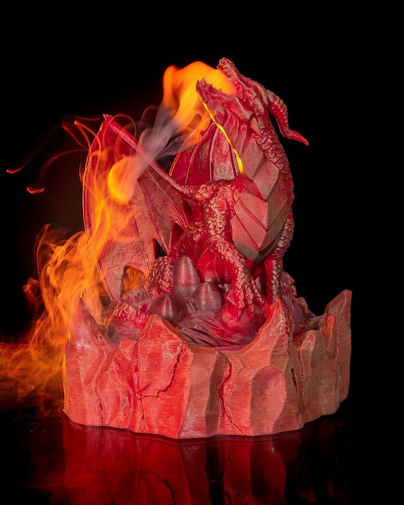 Dragon Humidifier With Red LED