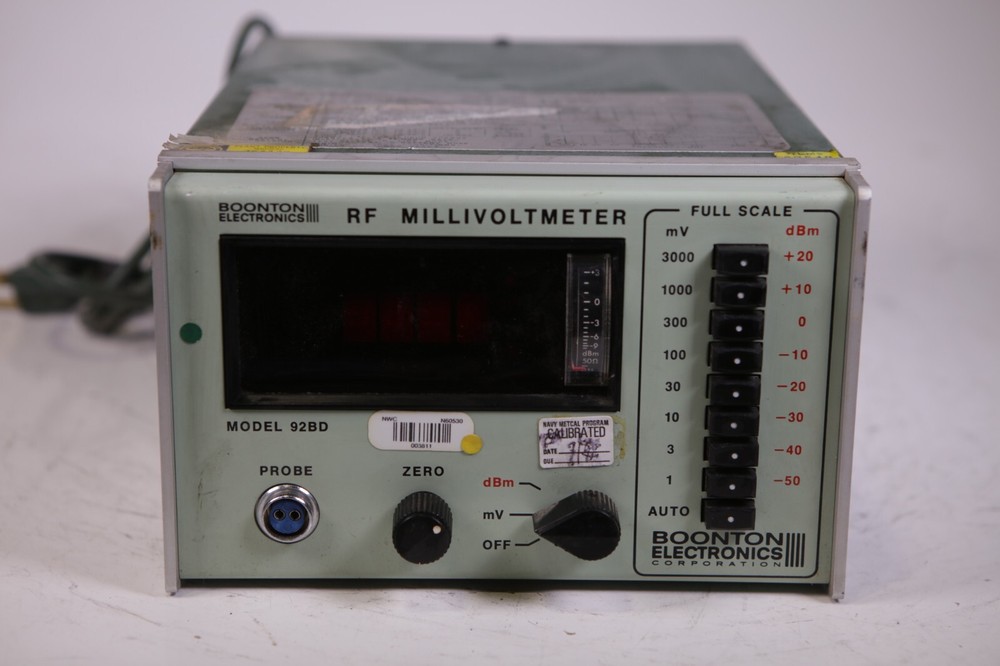 Boonton Electronics 92BD RF Millivoltmeter