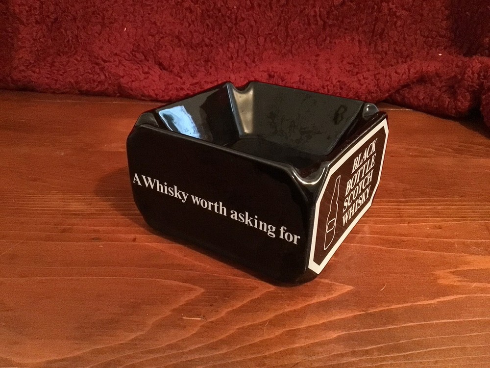 Black Bottle Scotch Whisky Ashtray