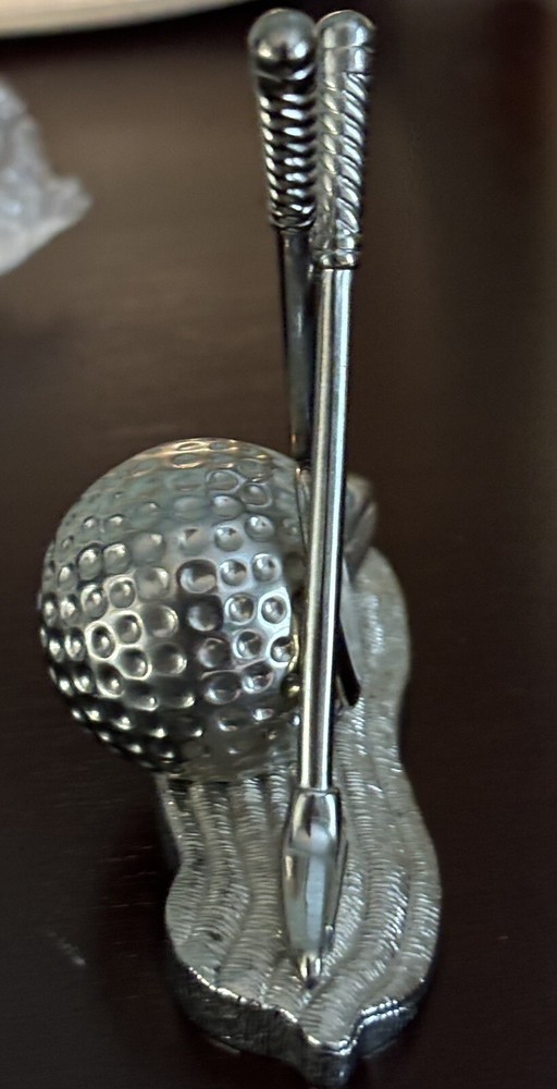 Timex Golf Metal Desk Clock, Vintage