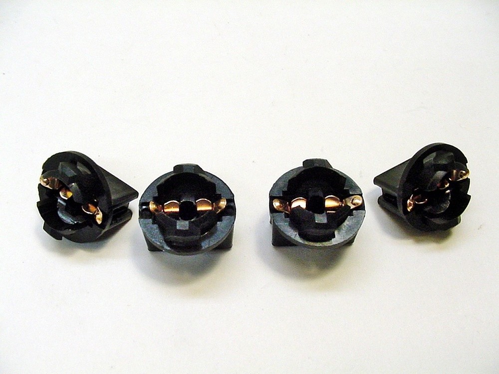 4x Buick 194 Instrument Panel Cluster Light Bulb Lamp Dashboard Socket Plug NOS