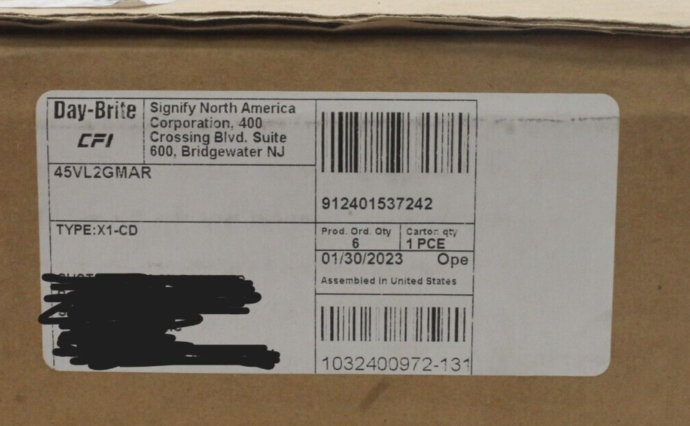 Day-Brite CFI 45VL2GMAR Exit Sign