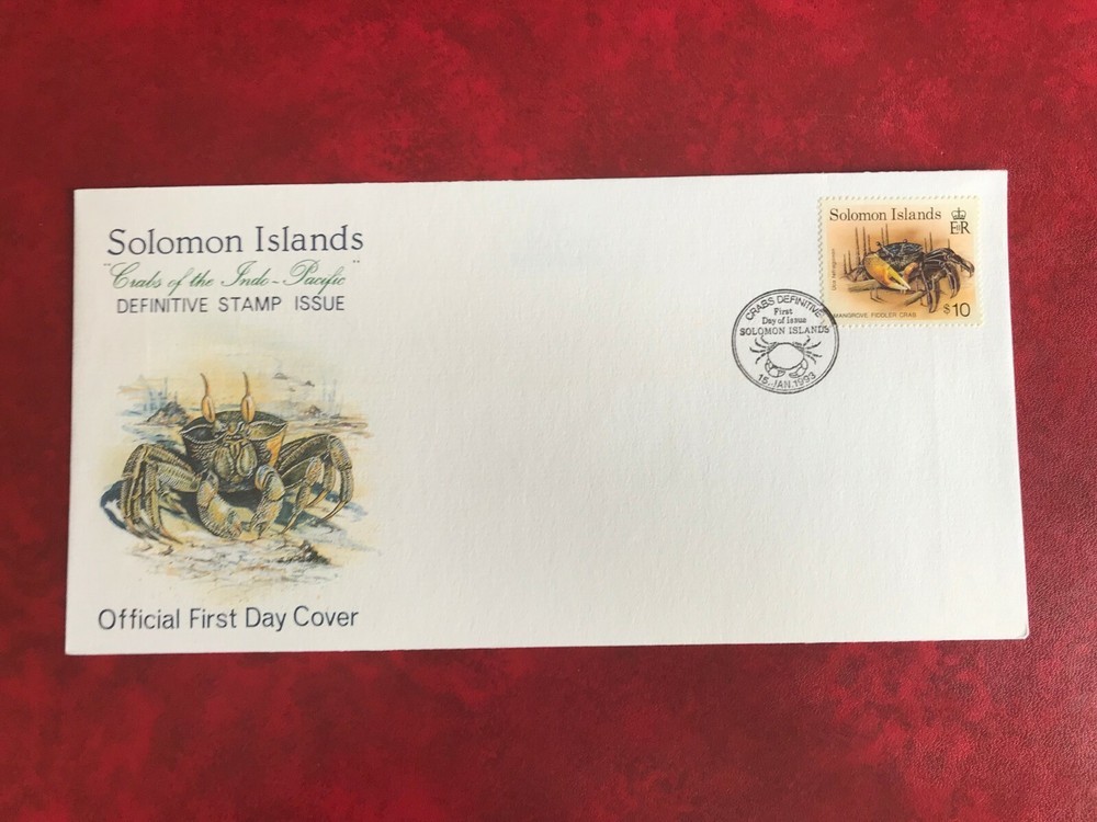 SOLOMON ISLANDS 1993 FDC FIDDLER CRAB $10