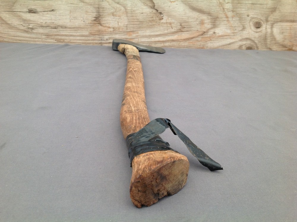 Large Unmarked Single Bit Axe