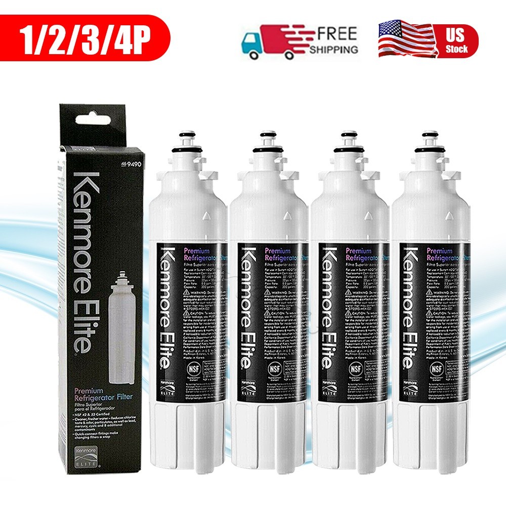 Kenmore Elite 9490 Refrigerator Water Filter 469490 New Sealed US, 1/2/3/4 PACK