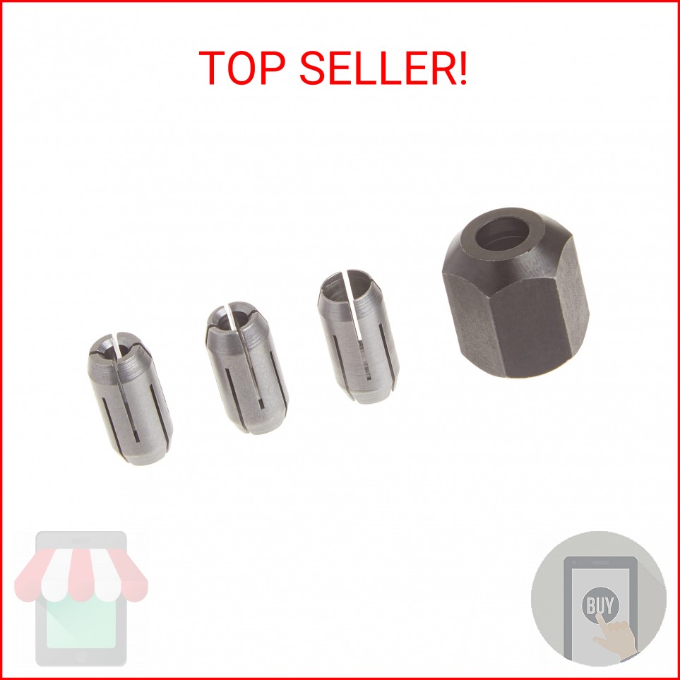 RotoZip CN1 Replacement Collet and Nut Kit,Silver