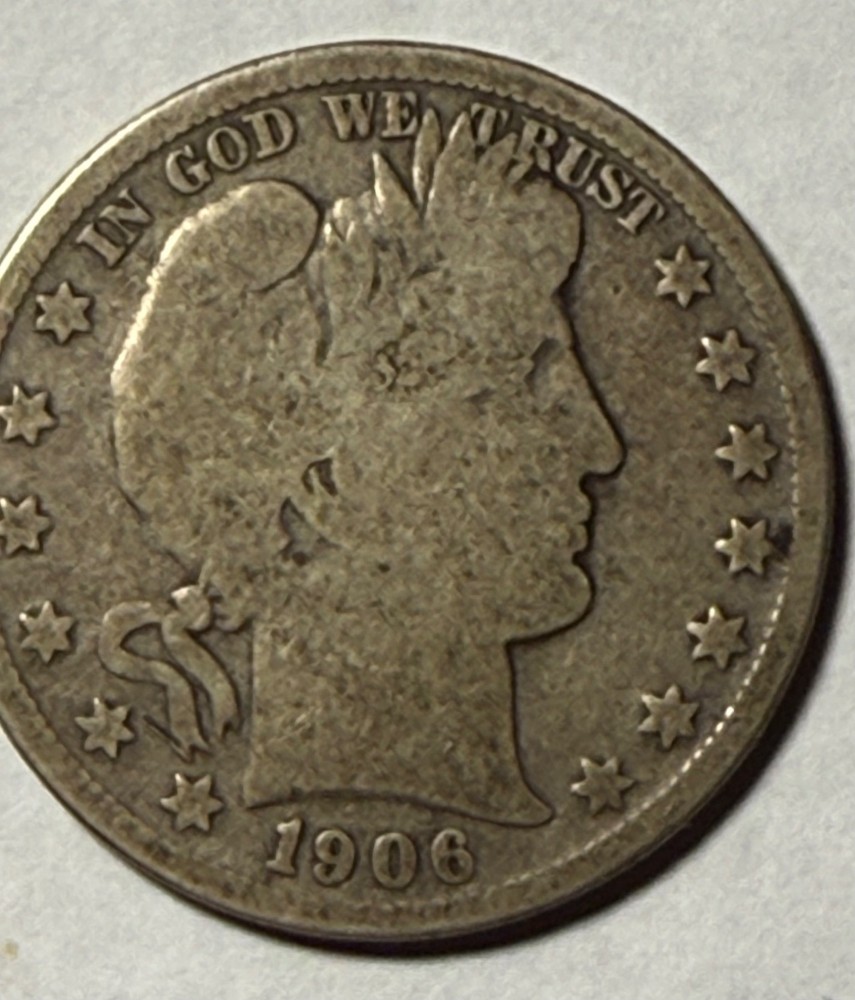 1906-o Barber Half Dollar