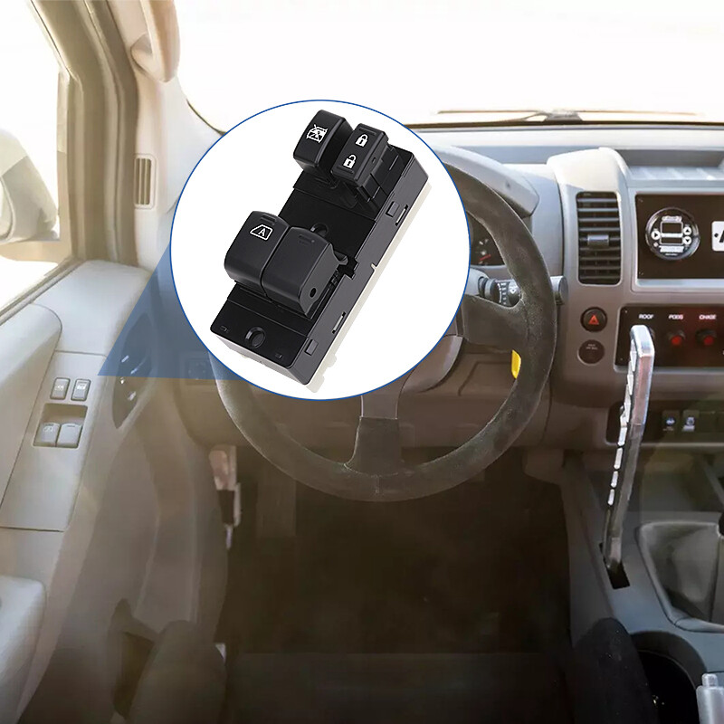 Power Window Switch Main Control Button for 2007-2017 Nissan Frontier 25401ZP50A