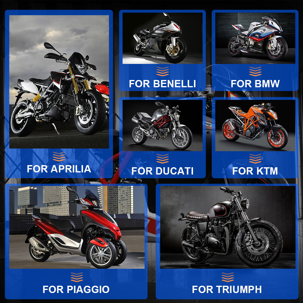 ANCEL MT700 OBD2 Scanner All System Code Reader Motorcycle Diagnostic Tool ABS