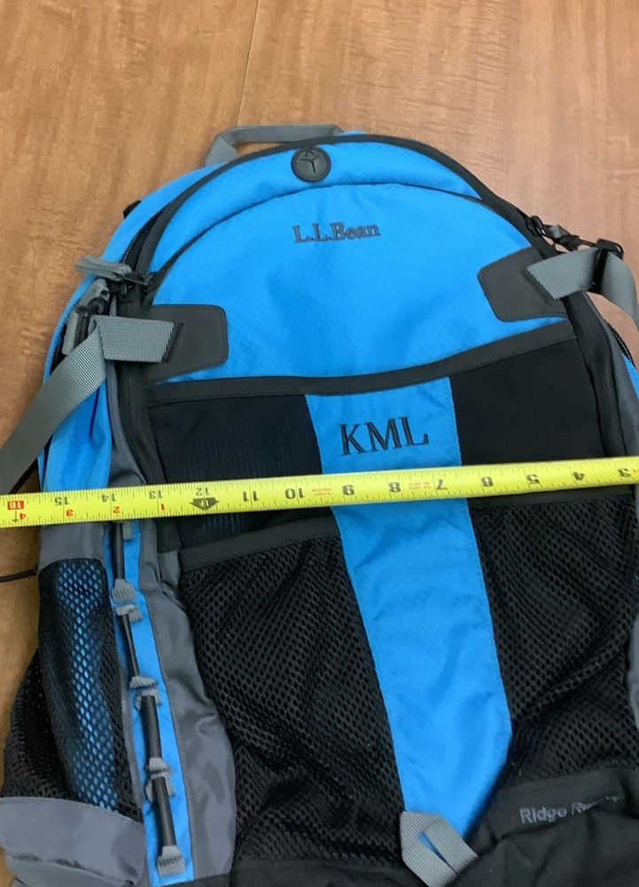 LL Bean Blue Ridge Runner Daypack Backpack Hiking Trips Vacation READ
