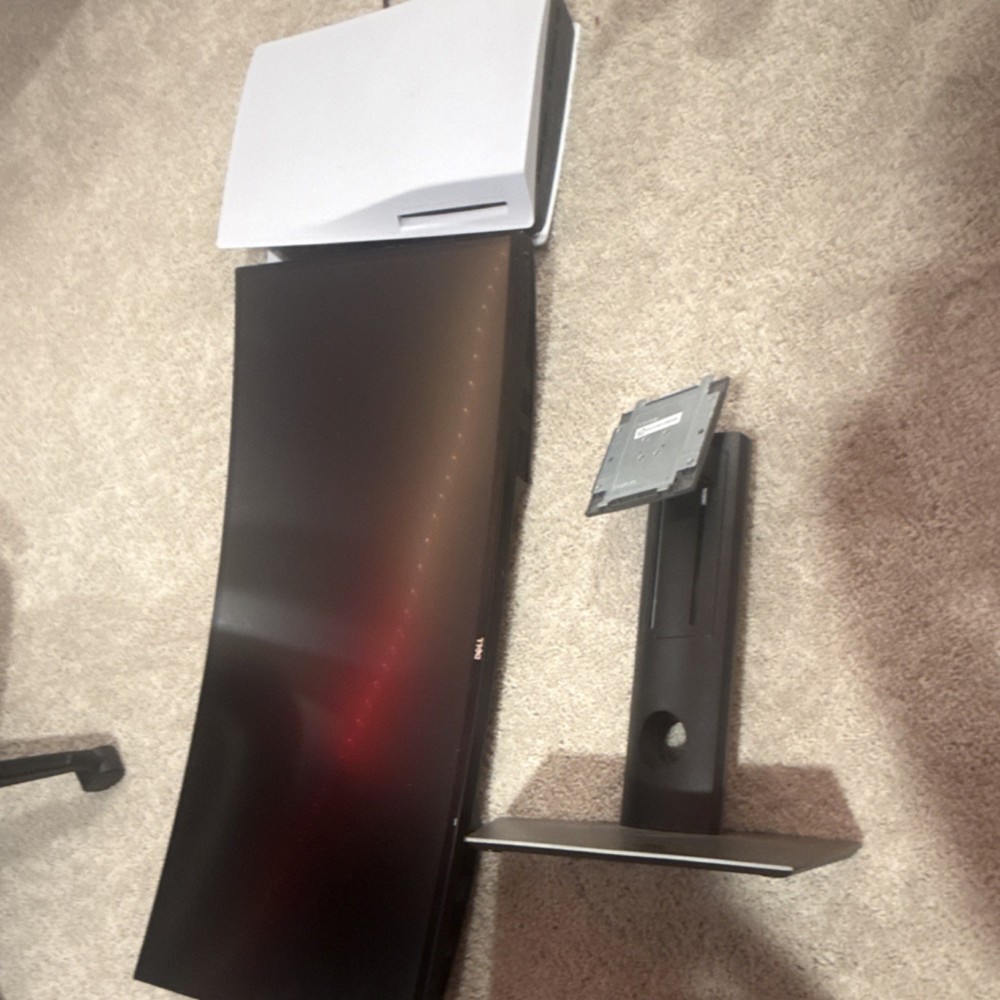 PlayStation 5 Console & Controller with Dell Curved Monitor Bundle