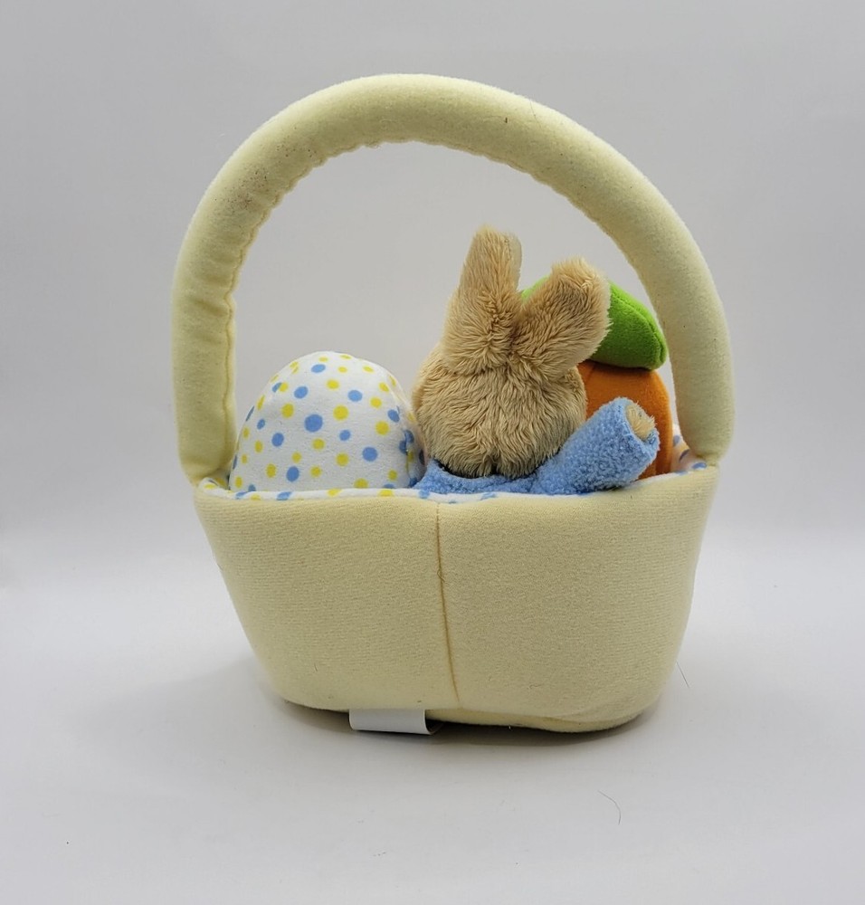 Beatrix Potter Peter Rabbit Plush Easter Basket 4-Piece Set NWOT