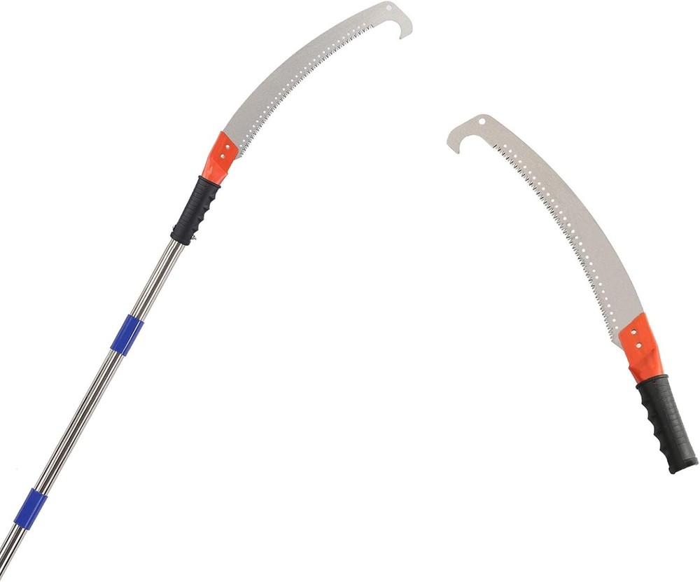 14FT Adjustable Pole Saw for Effortless Tree Trimming and Pruning, Manual Design