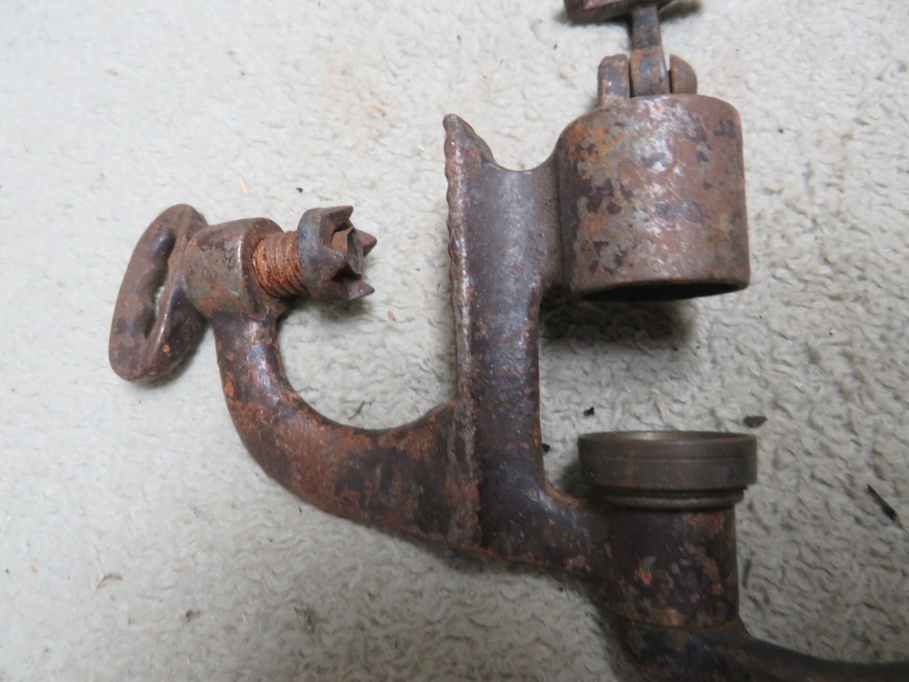 Antique Cast Iron Shot Gun Shell Reloader Roll Crimper Tool Handheld
