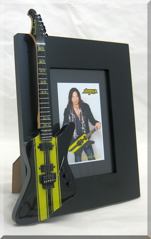 MICHAEL SWEET Miniature Guitar Frame Stryper