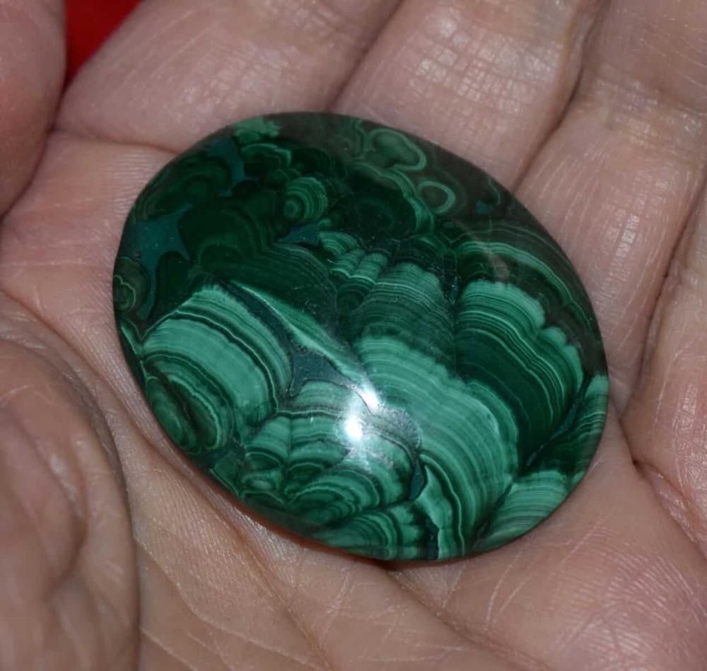 Malachite Worry Stone #6