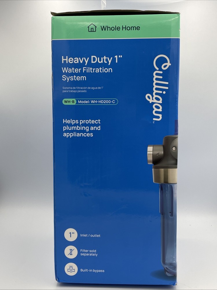 Culligan WH-HD200-C Heavy Duty Filtration System 1" Inlet / Outlet Damaged Box