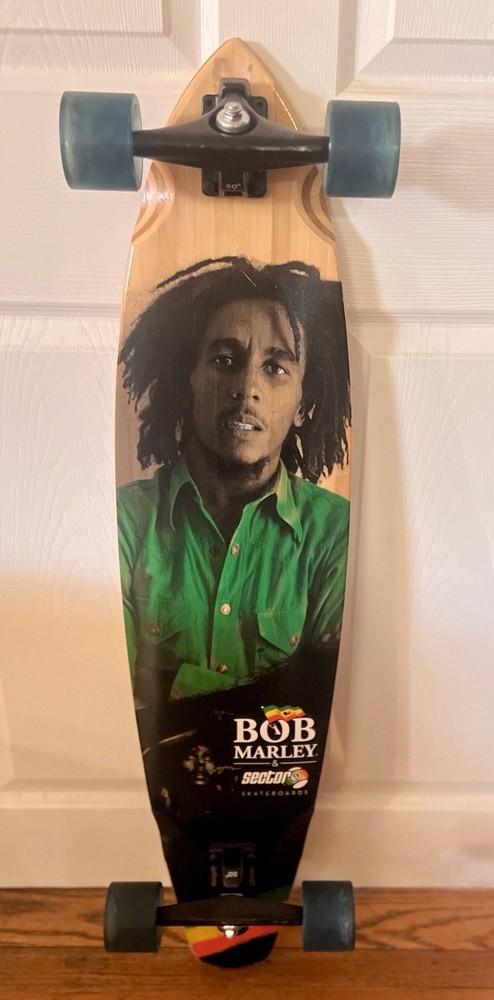 Bob Marley Sector 9 Longboard (rare 2017/18) Complete Deck.