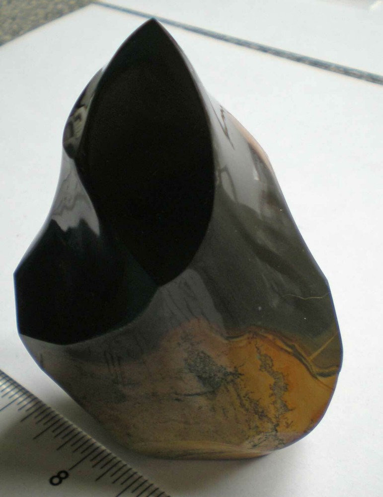 Polychrome Jasper Standing Stone Flame - Madagascar sc971