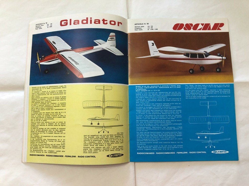 OLYMPIC CATALOG MODELS AIRCRAFT NAVAL.
