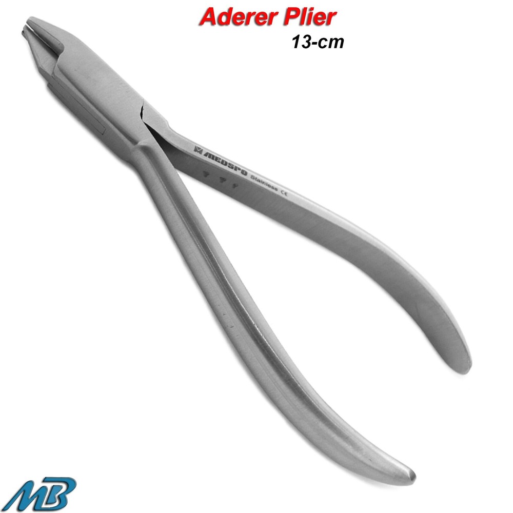 Orthodontic Aderer Plier Loop Forming Three Jaw Pliers Wire Cutting-Bending Lab