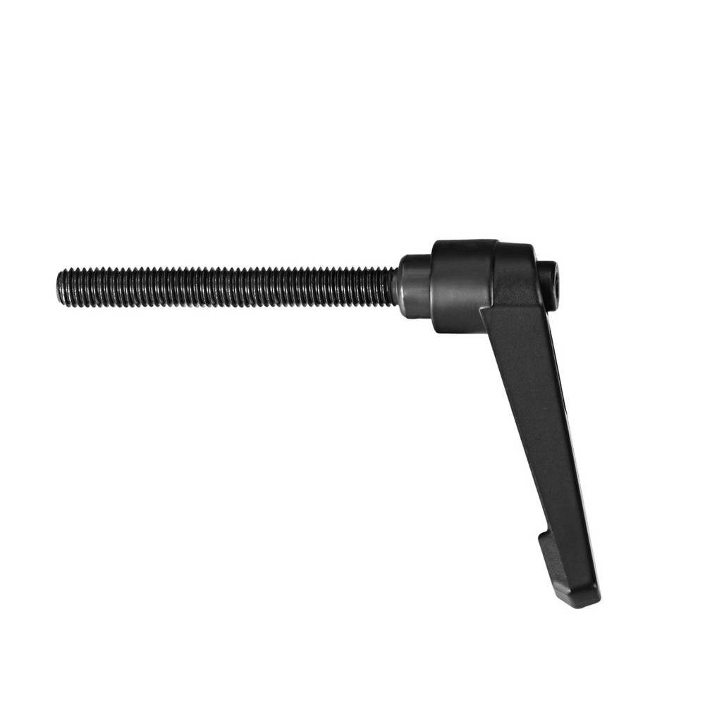 M8 x 80mm Handle Adjustable Clamping Lever Thread Male Threaded Stud 2 Pcs