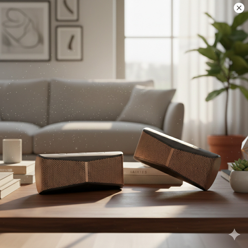 Logitech Portable Bluetooth Mobile Wireless Solid Speaker Copper/Black I X300