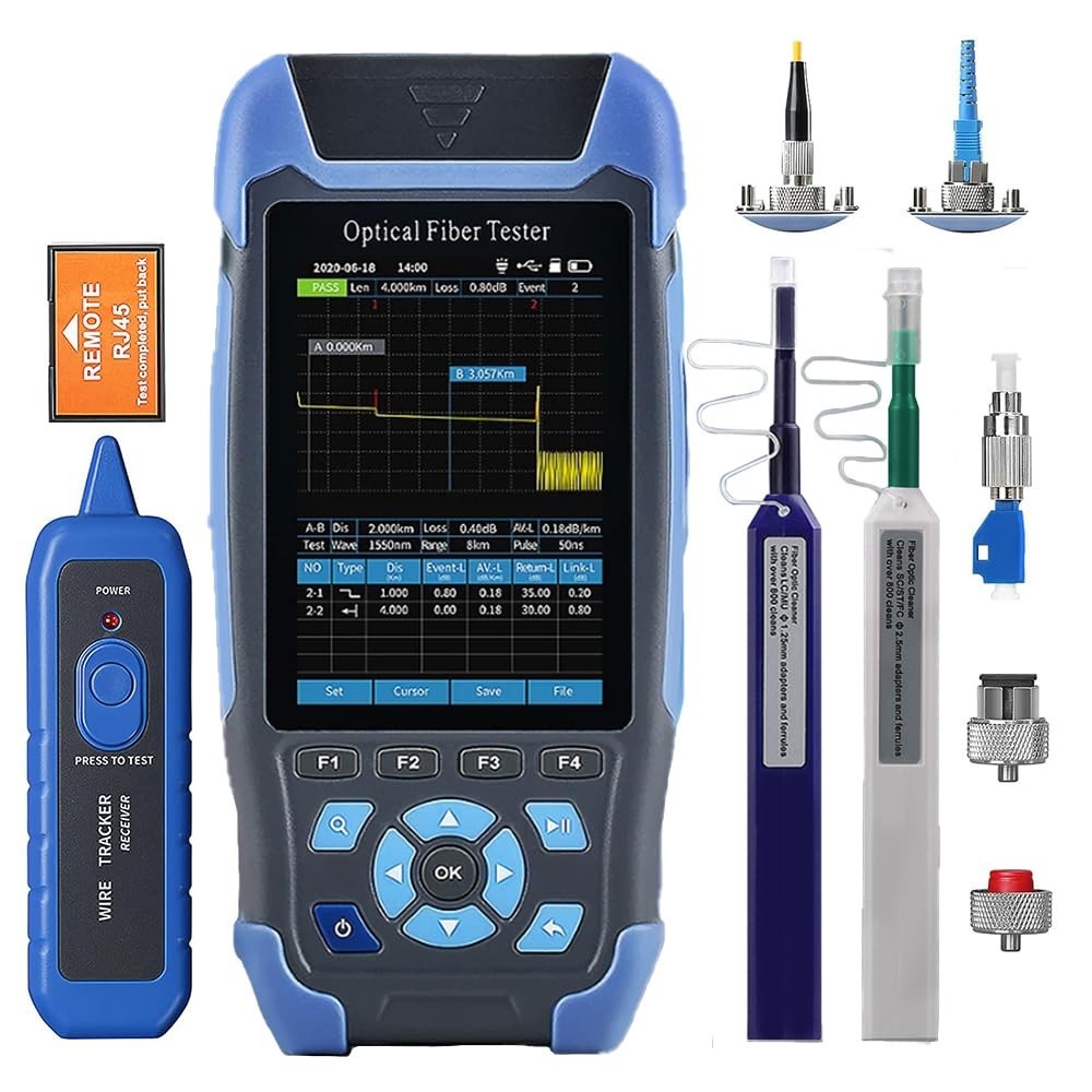 Advanced Mini-Pro OTDR Multi-Function Tester, Range 5m-60km, 24dB Dynamic Range