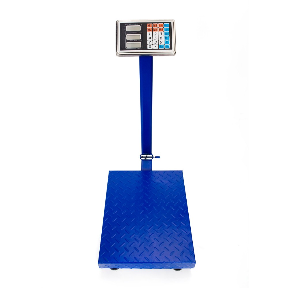 300KG/661lb Computing Digital Floor Platform Scale Shipping Postal Scale,Blue