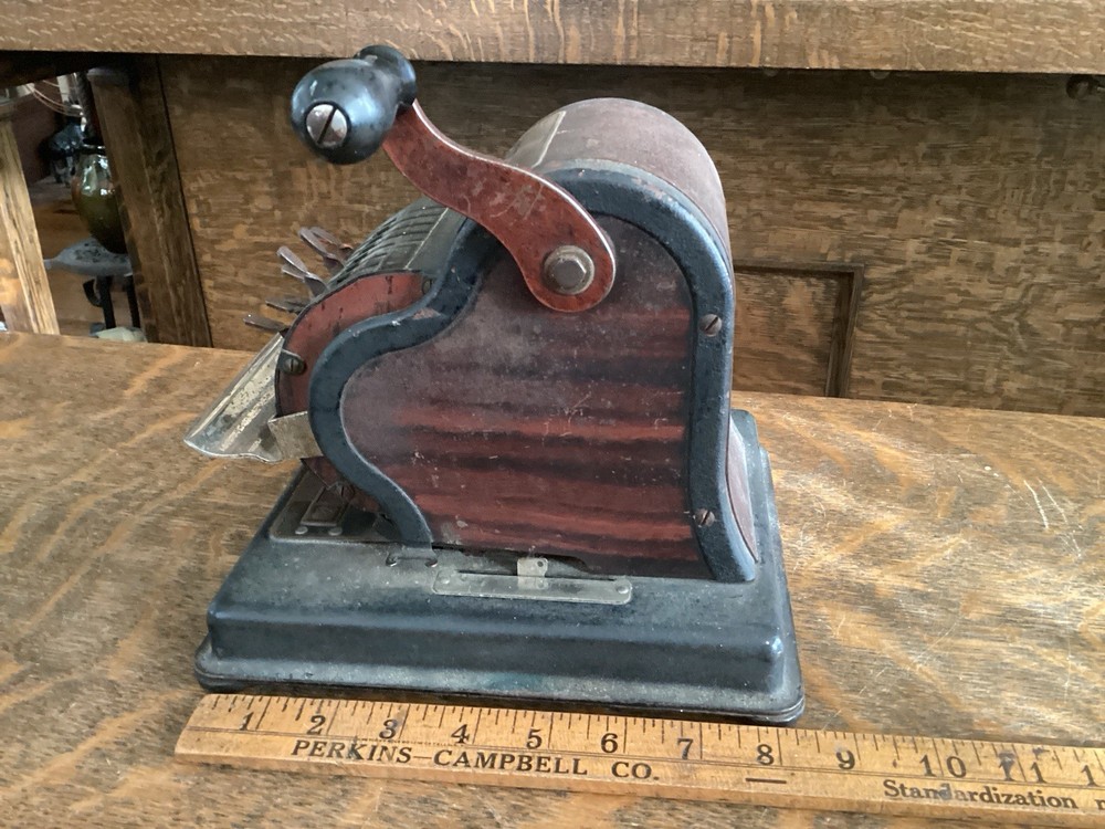 Check Writer Machine Antique F&E Lightning 700 Check Protector