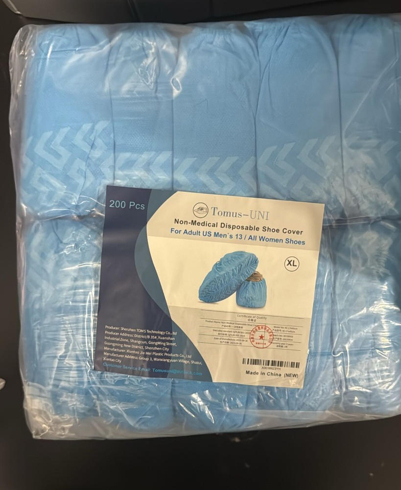 Tomus-UNI Disposable Boot & Shoe Covers 200 Pack (100 Pairs)