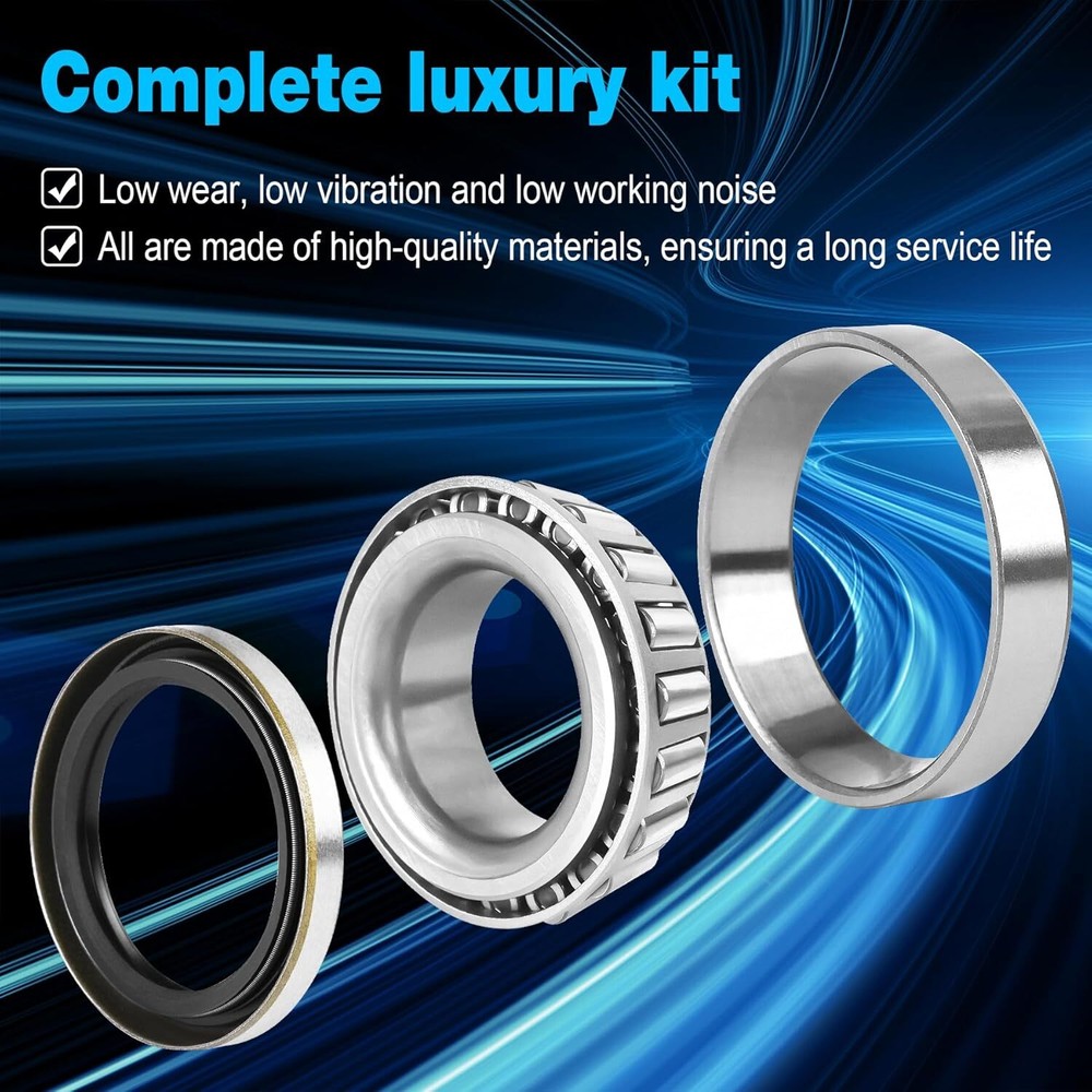 2 Pair Wheel Hub Trailer Bearing Kit L68149 L44649 for 3500 Lbs Trailer Axle #84