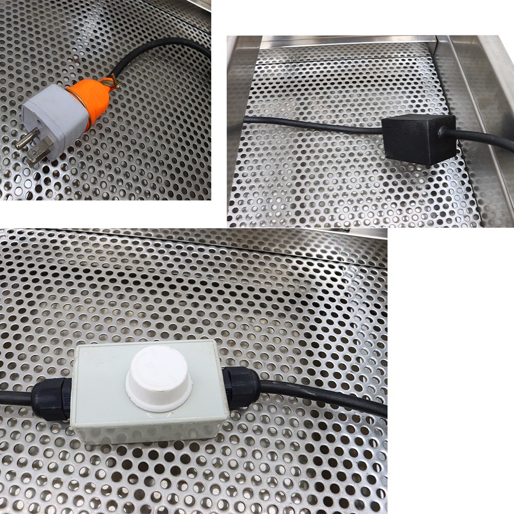 Electric Linear Sifter Vibrating Screen Shaker 5mm Screen 110V One Motor 1 Layer