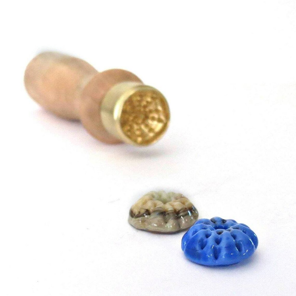 Large urchin cabochon stamp lampwork tool