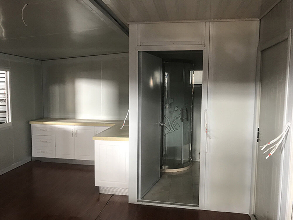 2-Pack 20FT Mobile Expandable Container House Utilities Full Bathroom/Bedroom